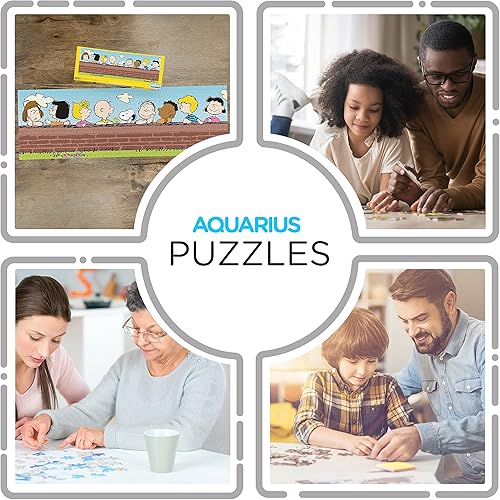 Miniatura 4 de AQUARIUS Peanuts Puzzle (rompecabezas delgado de 1000 piezas) Mercancía y coleccionables de cacahuetes con licencia oficial sin deslumbramiento