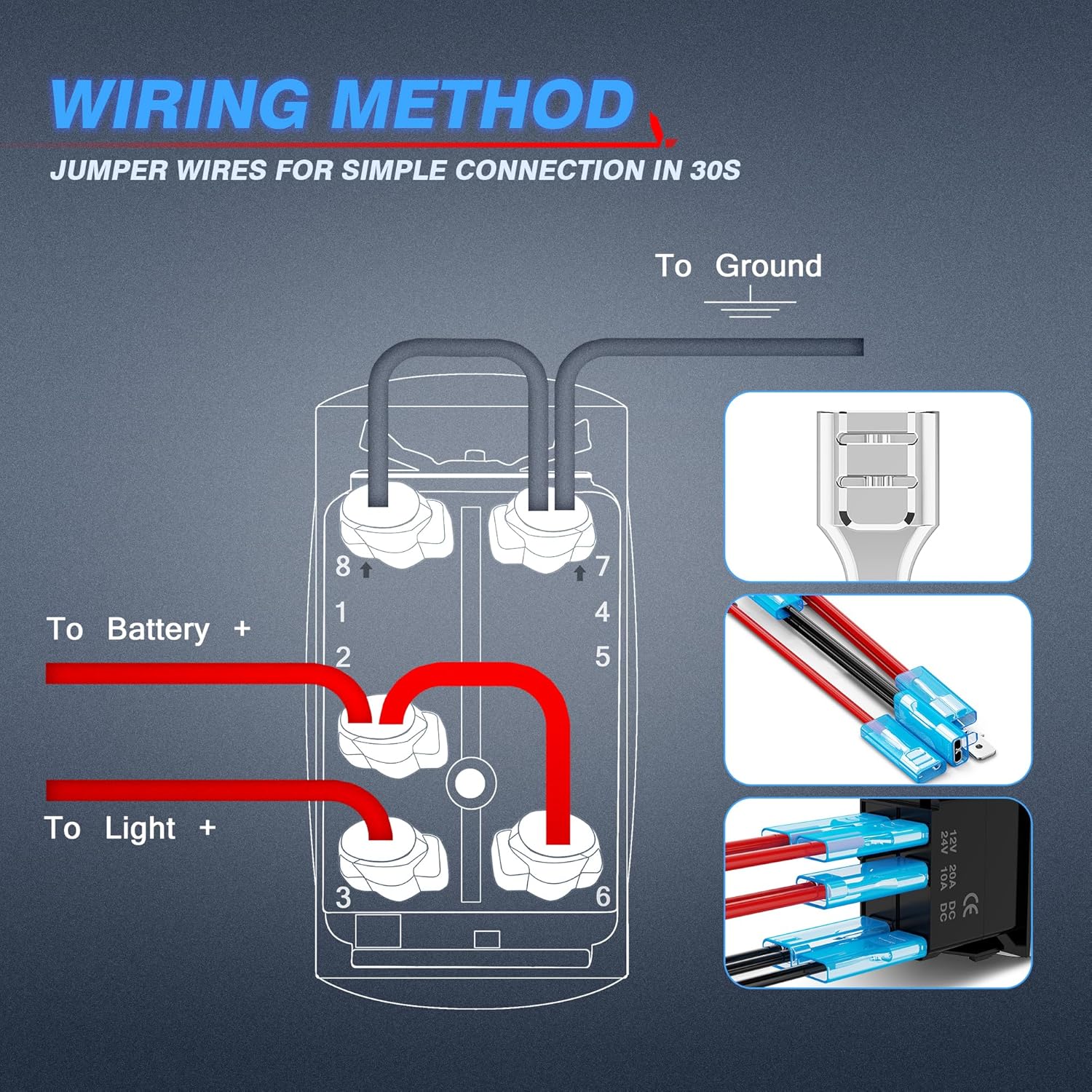 Product Dimensions of MICTUNING Rocker Switch