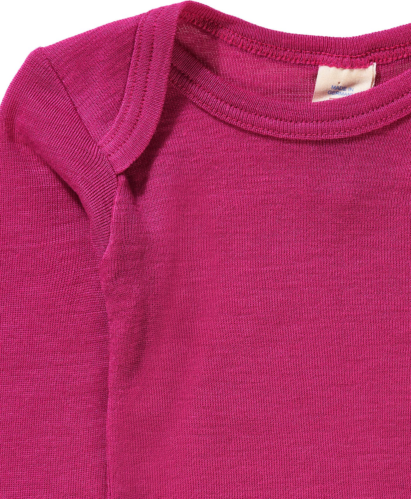 Engel Baby Body Langarm, Wolle Seide, Natur, 4 Farben, Gr. 50/56-110/116