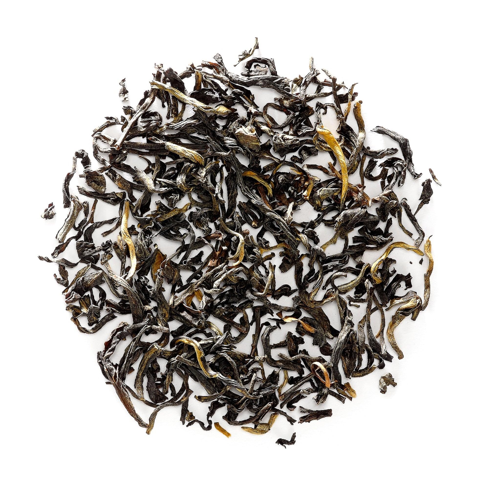 Yunnan Black Tea From China - Golden Monkey Tea China - Yun Nan Dianhong - Dian Hong | słodki miodowy smak z charakterystycznym połyskiem widocznym w suchym naparze