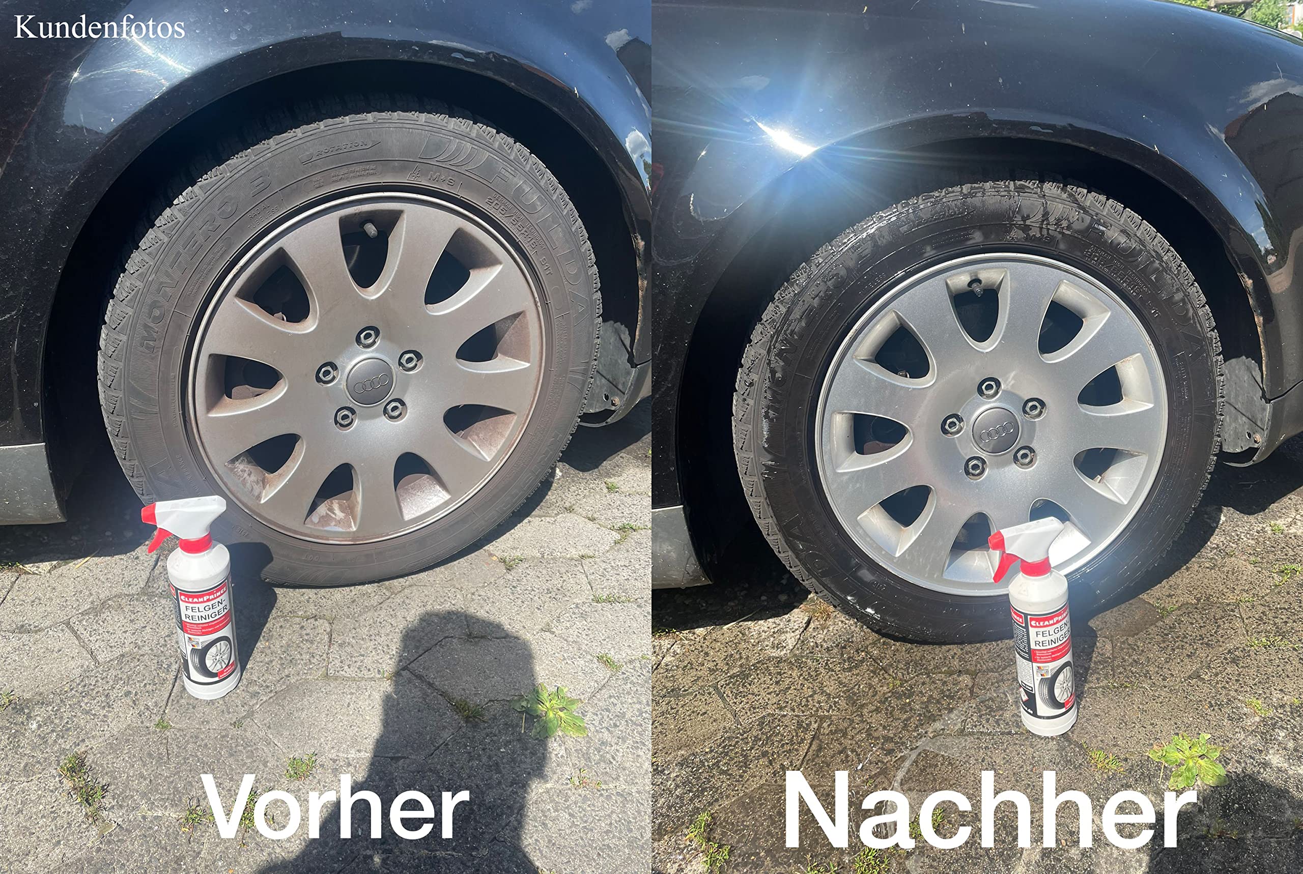 5 Litre cleanprince Jante Propre Prêt à L'em Ploi 5000 ML Nettoyant en Alliage Peu de Poussière Acier Enjoliveurs Produits Entretien Intensif Auto Atelier Voiture Kfz Lave-Auto Rim Autpaufbereitung
