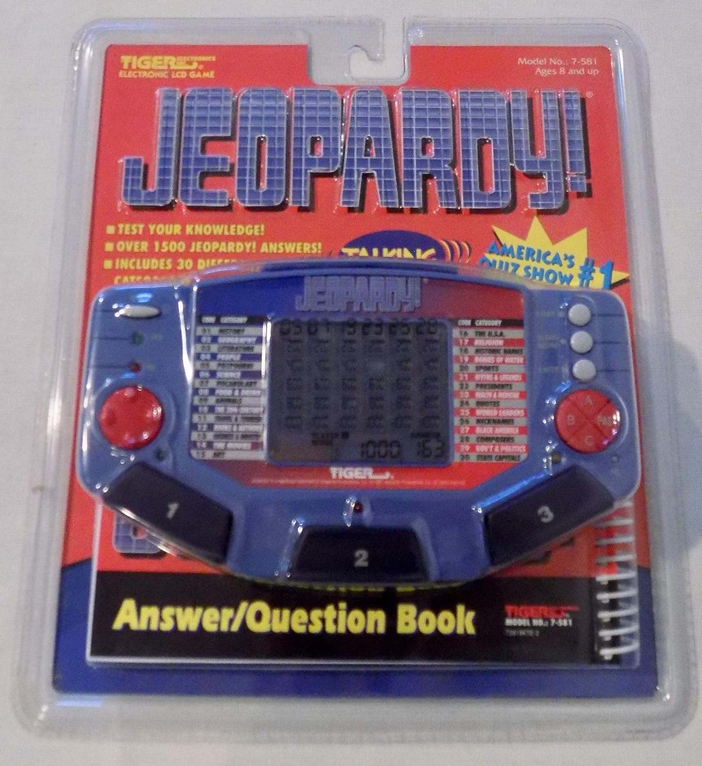 Tiger Jeopardy! Electronic LCD Game Amazon.co.uk Toys & Games