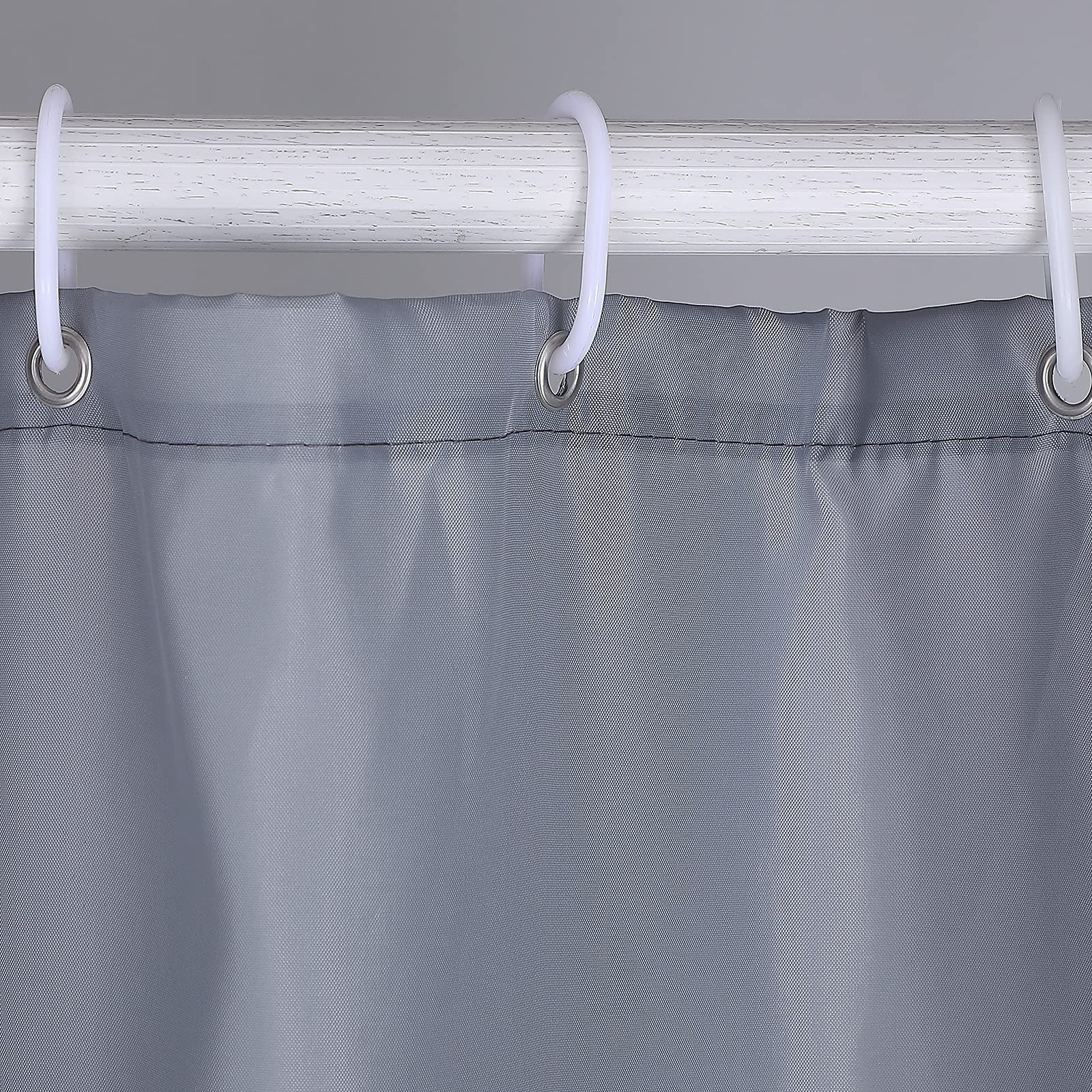 KAV Duschvorhang Aus Polyester – Schimmelresistent, Wasserdicht, 240x180 Cm