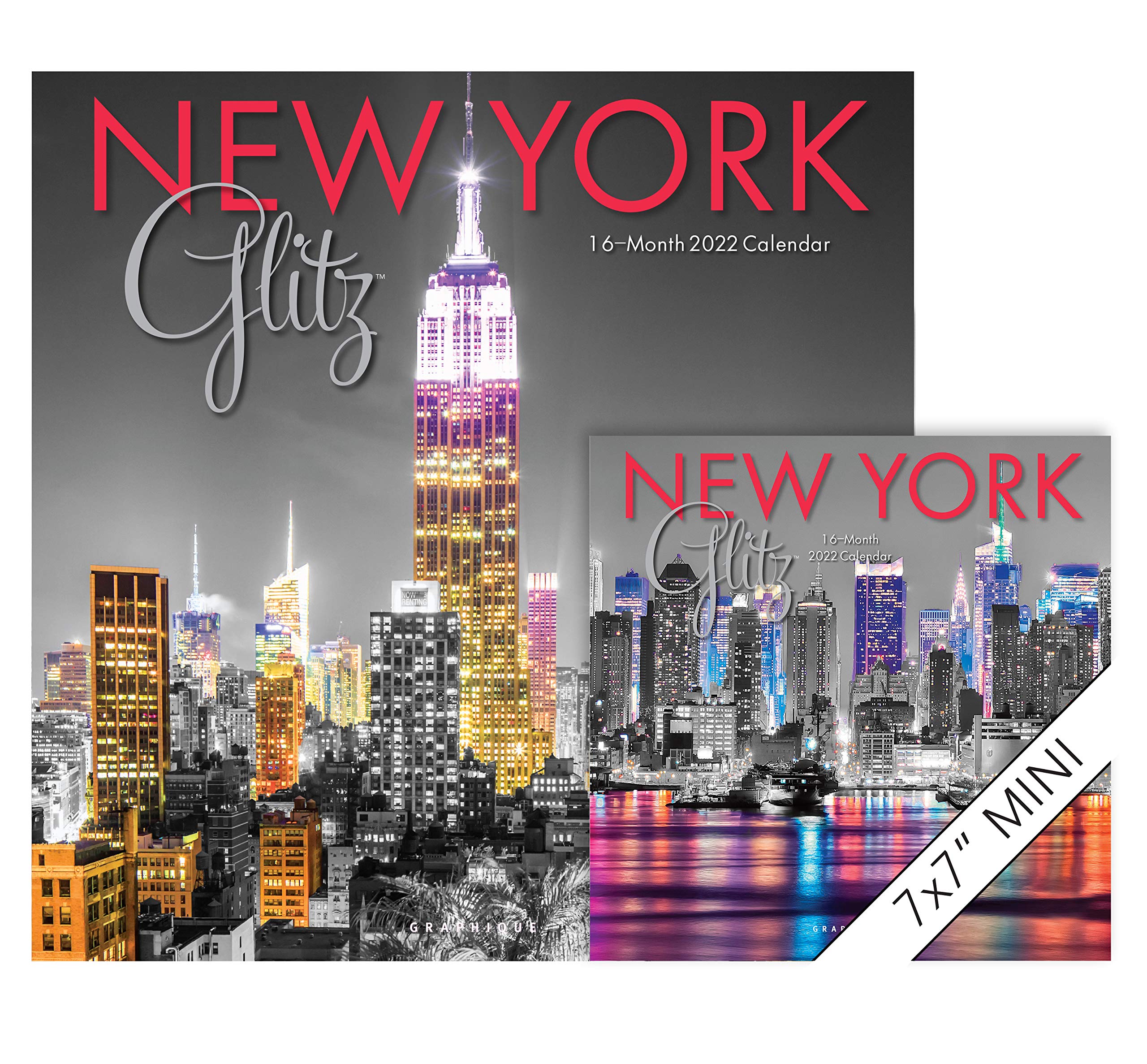 Buy Graphique New York Glitz Wall Calendar, 16Month 2022 Wall Calendar