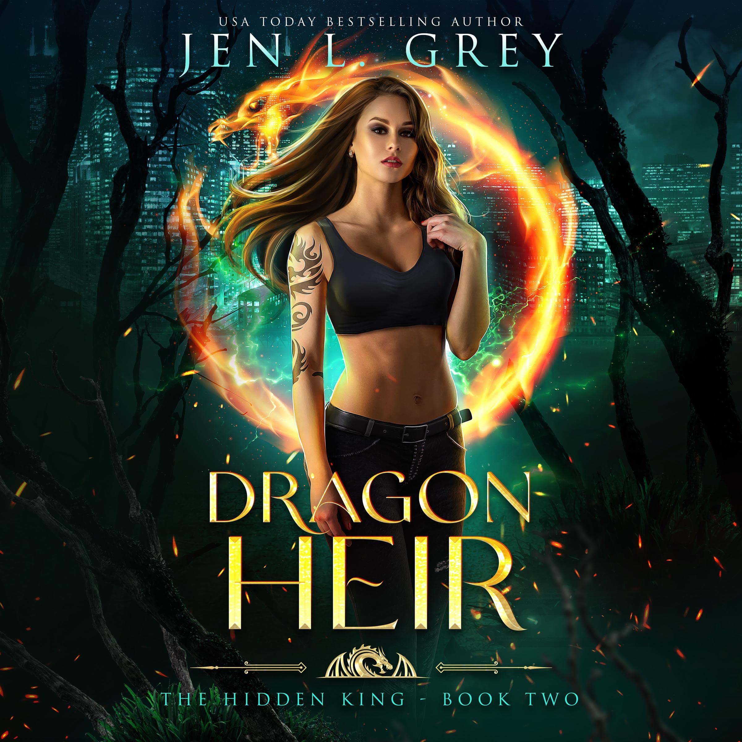Cover art for Dragon Heir: The Hidden King, Book 2