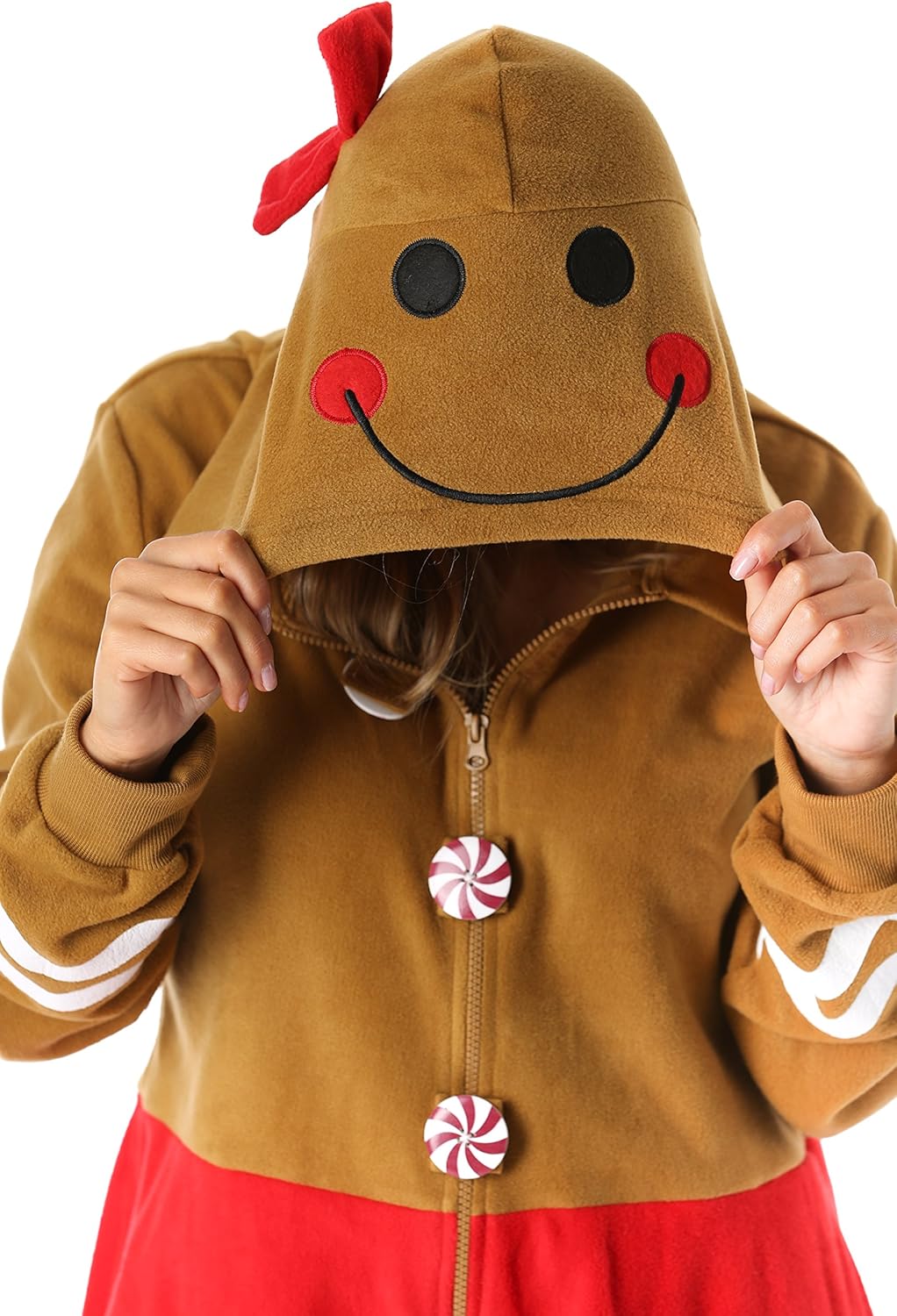 #followme Adult Christmas Onesie for Women Jumpsuit One-Piece Pajamas - Image 3