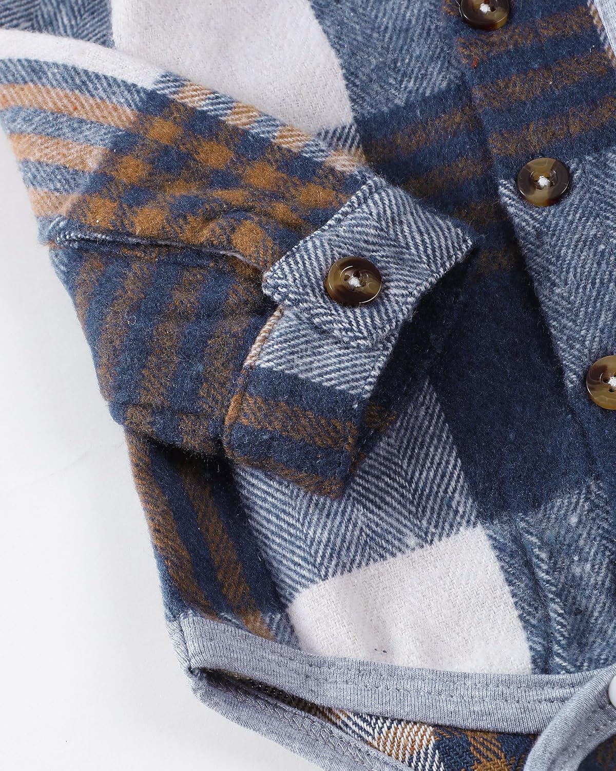 Renotemy Newborn Baby Boy Clothes Infant Boy Outfits Baby Hoodie Romper Fall Winter 0 3 6 9 12 18 Months Baby Clothes for Boy - Image 5