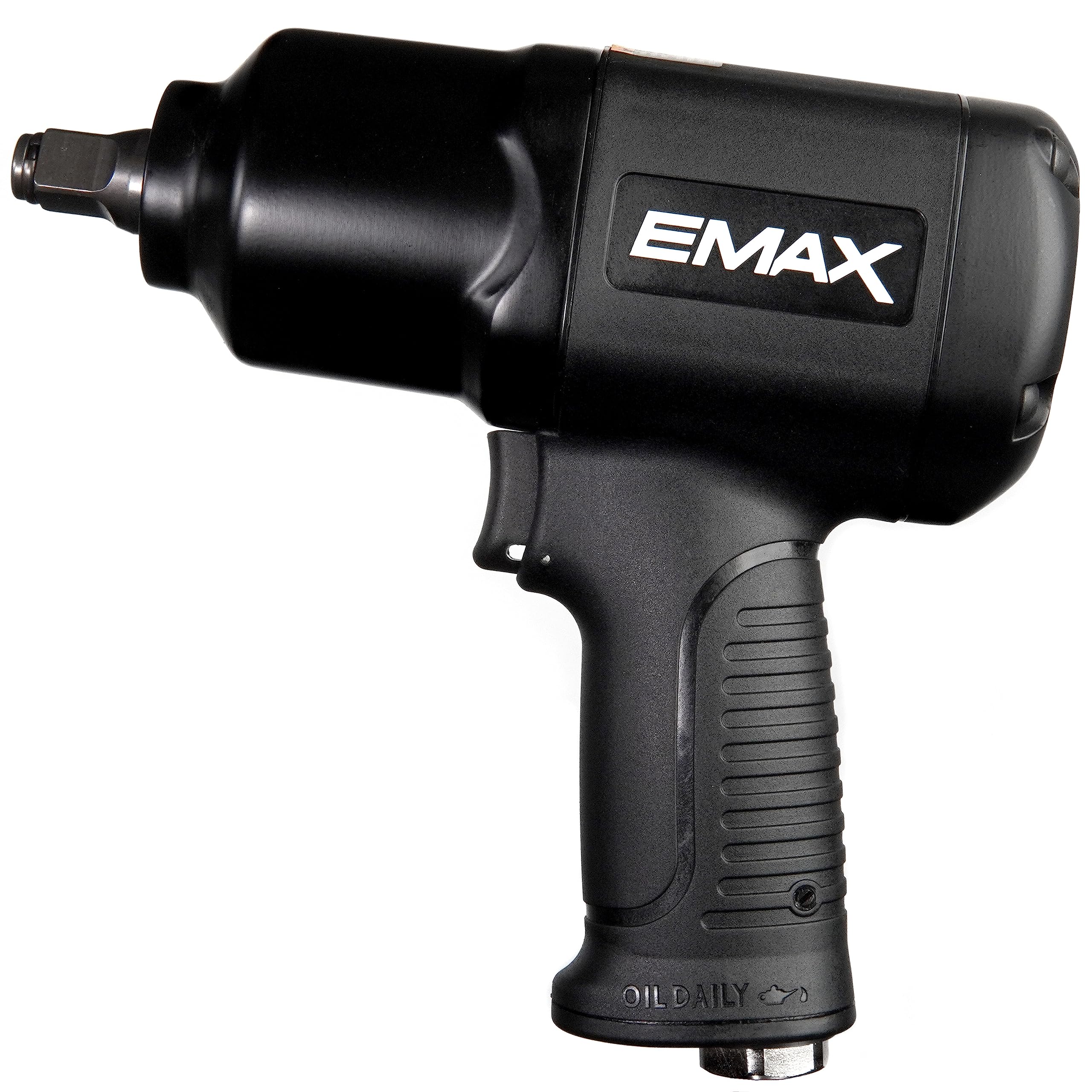 EMAX Chiave pneumatica pneumatica da 1,27 cm con coppia massima di 198,1 m e 8.500 giri/min - EATIWH5S1P