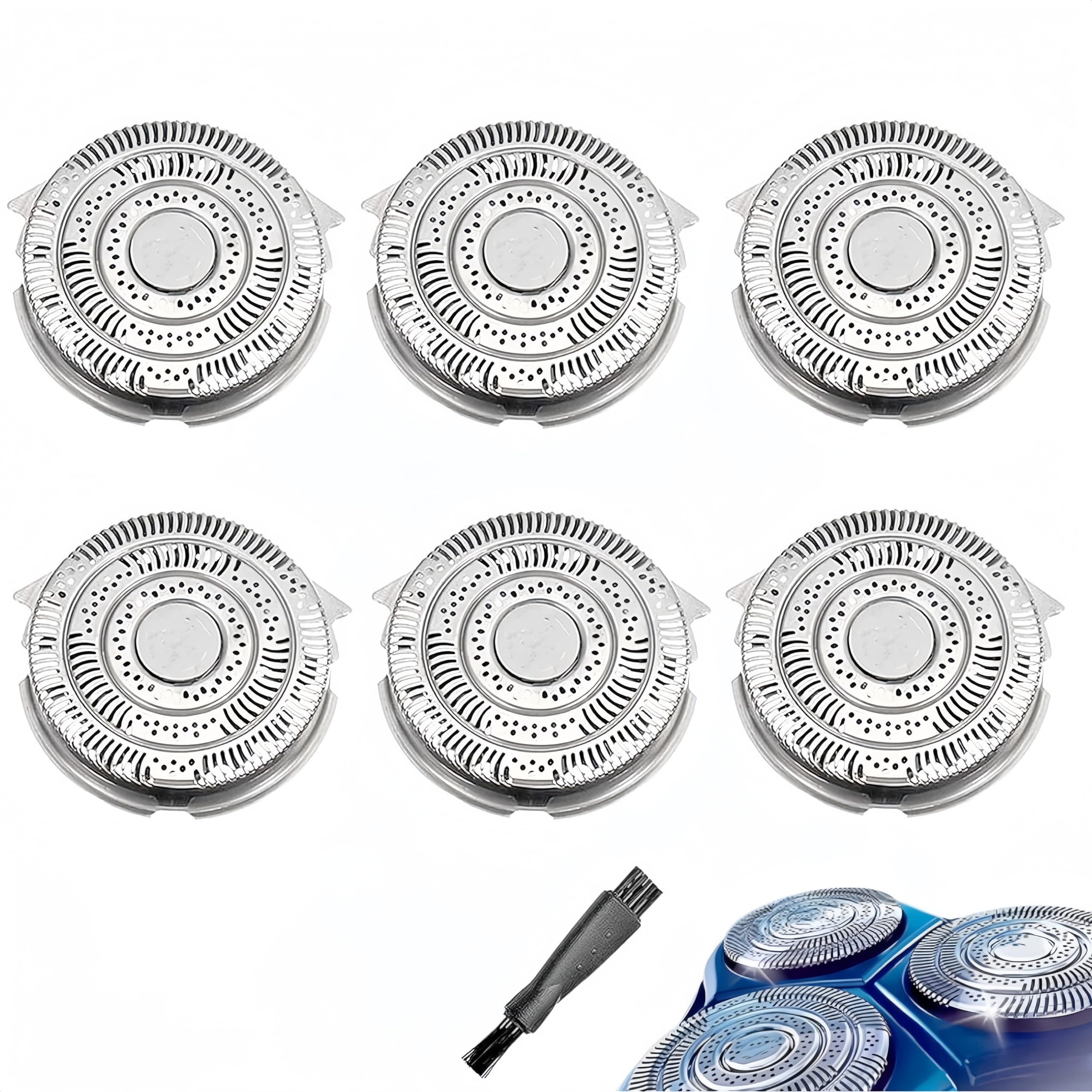 HQ9 Replacement Heads Compatible With Norelco Replacement Heads Hq9 For Philips HQ9 SpeedXL Shavers Blades,HQ9 Replacement Blades For Model 8140xl 8160xl 8170xl 8240xl 8171xl 8160xl 8150xl 6 Pack