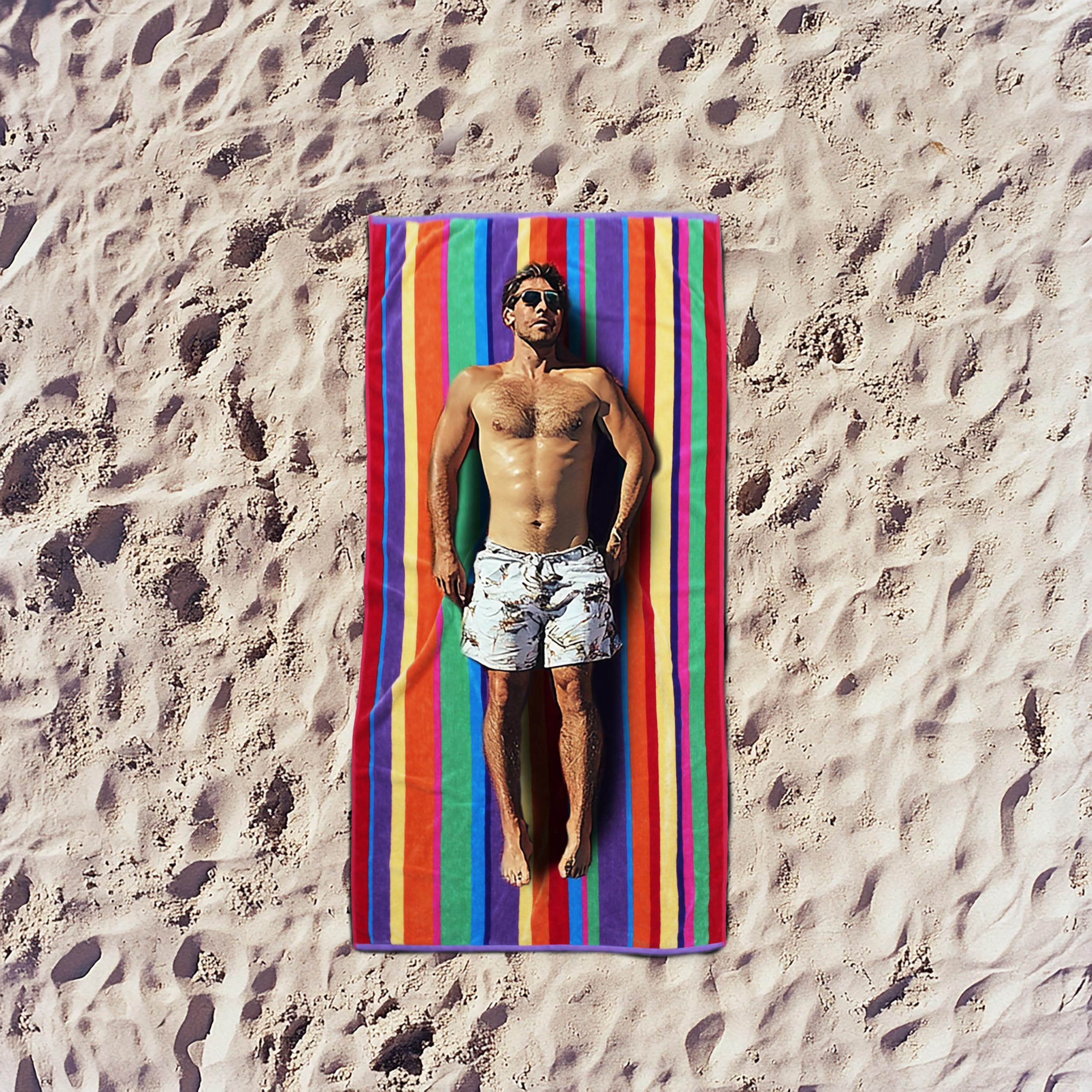 COTTON CRAFT Oversized Beach Towels - 2 Pack Summer of Siam - The