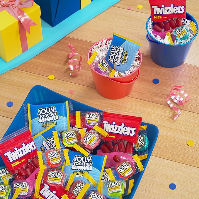 Jolly Rancher y Twizzlers Surtido Frutal Dulces Pack Fiesta 43.03 oz miniatura 5