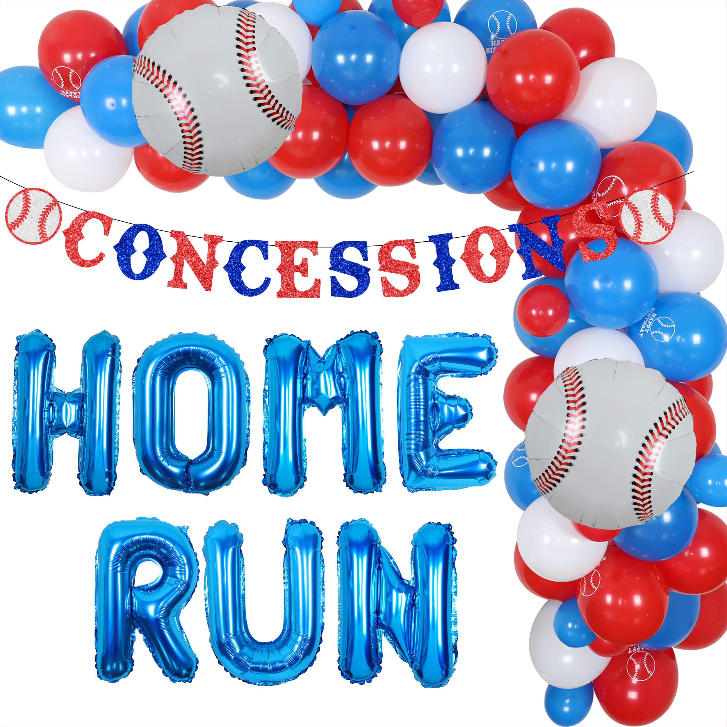 Buy Baseball Party Decorations Home Run Balloon Garland Arch Kit