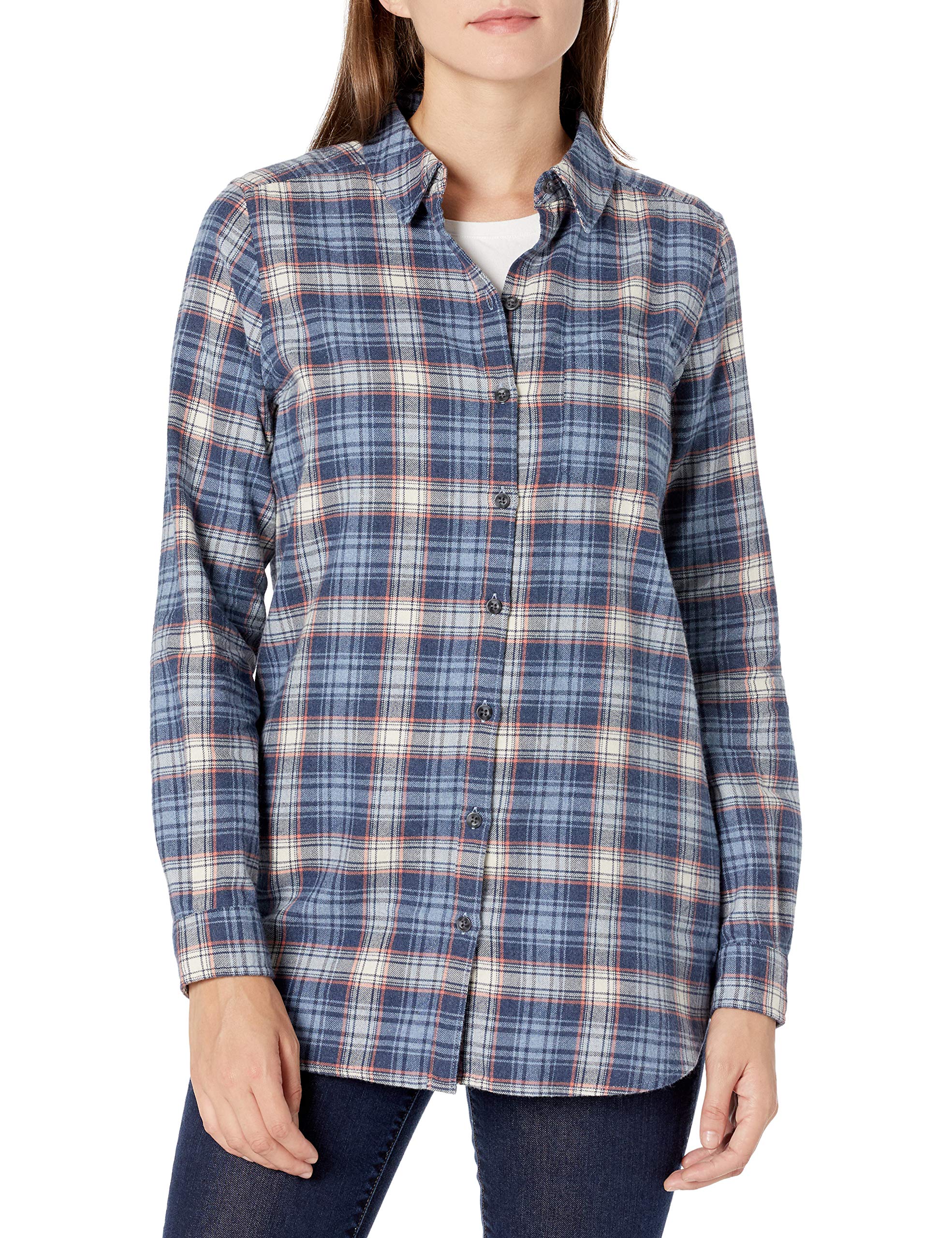 Goodthreads Women's Brushed Flannel Boyfriend Tunic