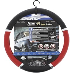 Funda Volante Kia Sportage SUMEX 2505058 - Funda Volante PVC Speed, Color Rojo - Negro, 37-39 cm