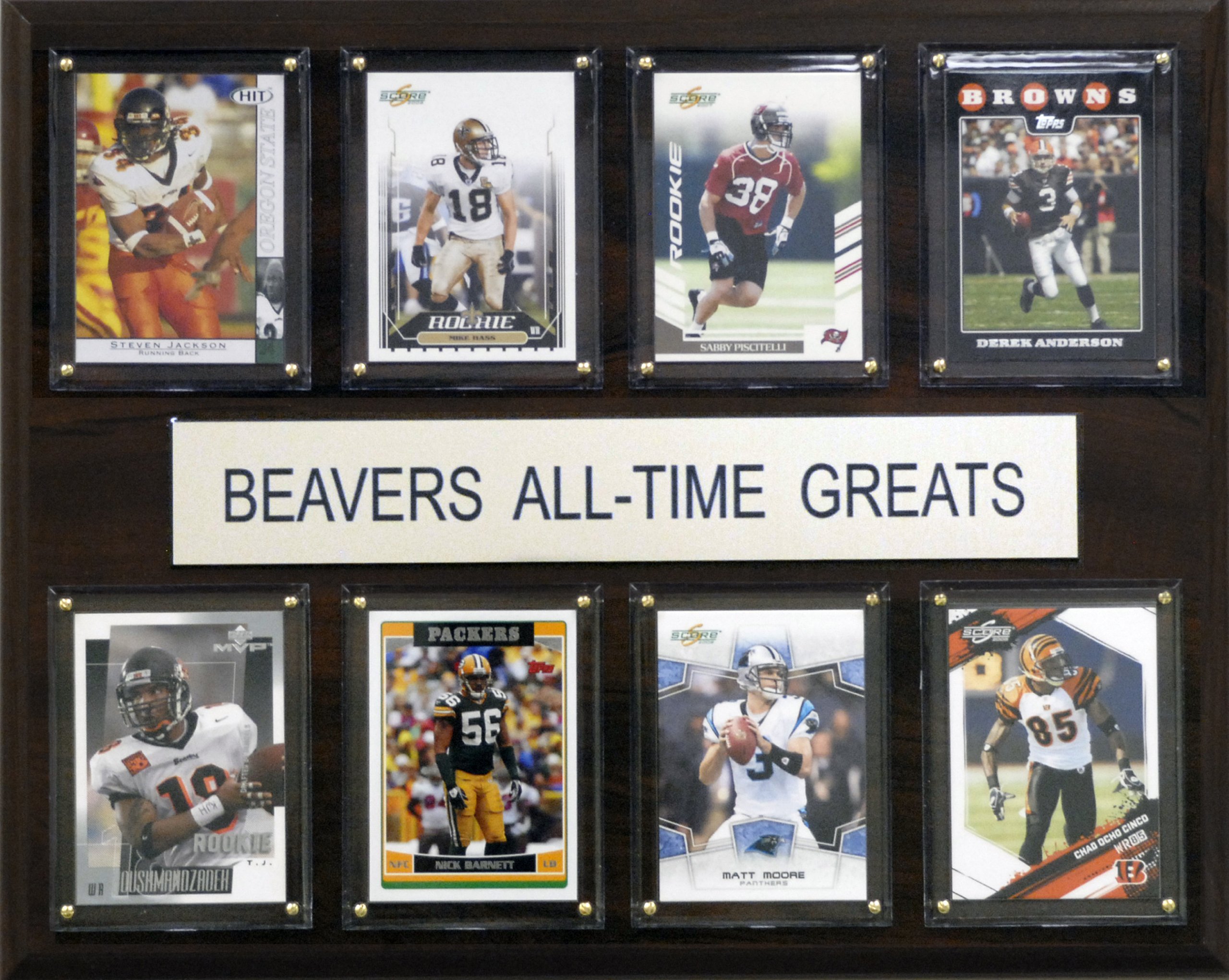 NCAA Football Oregon State Beavers All-Time Greats Plaque