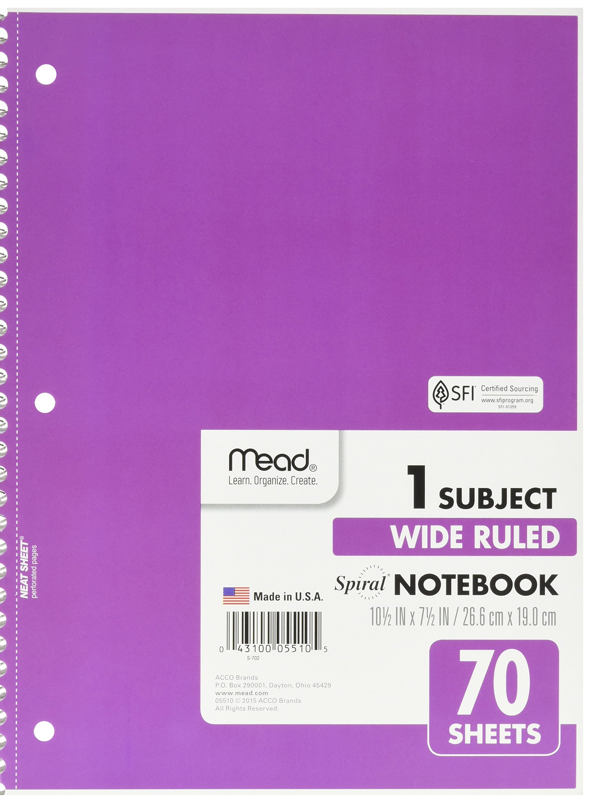 Ordinateur portable à spirale Mead pour organiser vos notes sans ratures