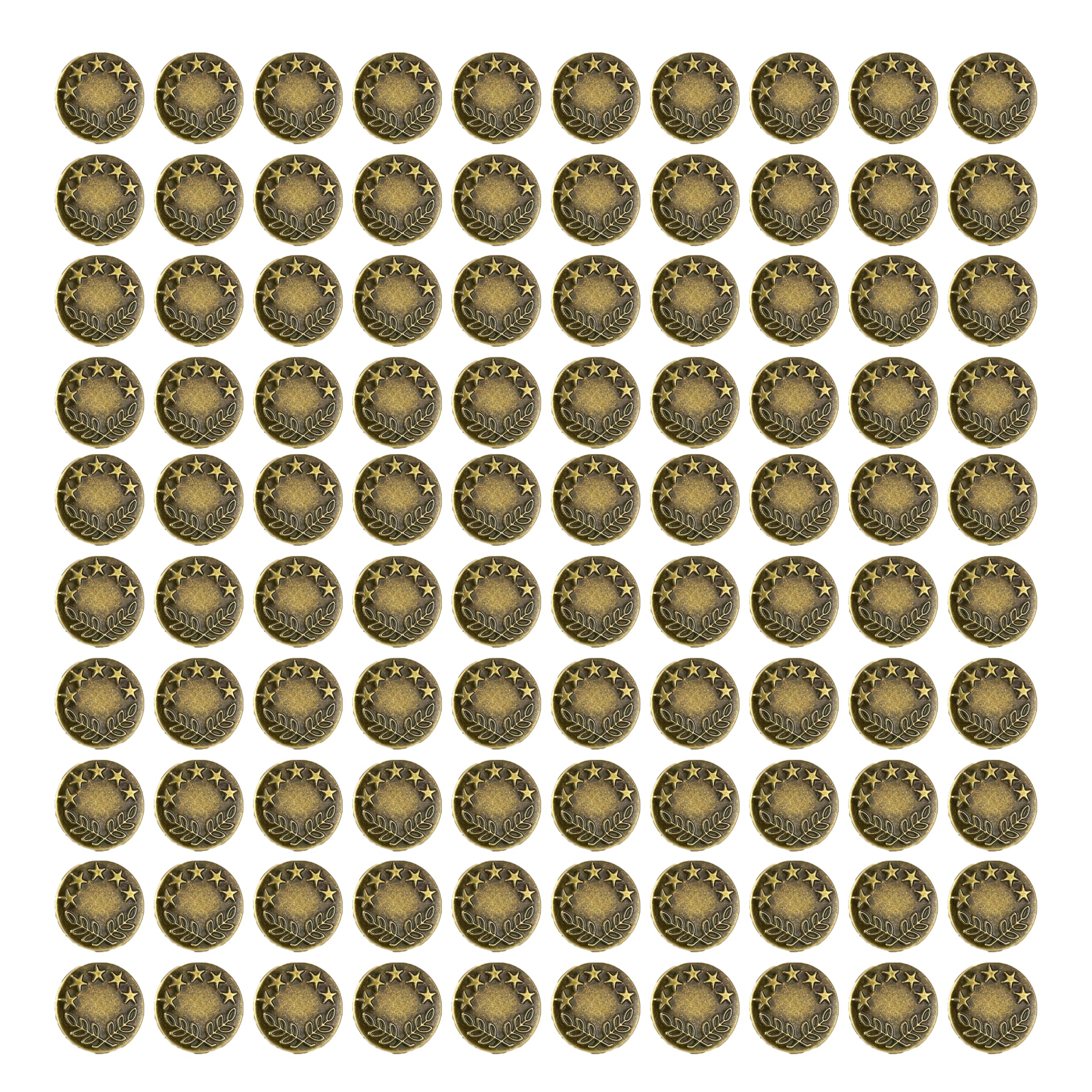 TSZYYM 100 Sets Buttons for Jeans,No-Sew Removable Adjustable Metal Jean Buttons Pins, Pants Jeans Button Replacement Tightener Repair Combo Thread