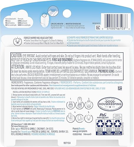 Miniatura 64 de Febreze Plug - Recambios para ambientador, edición limitada, aroma de calabaza de cosecha fresca, (2 unidades, 1.75 onzas)