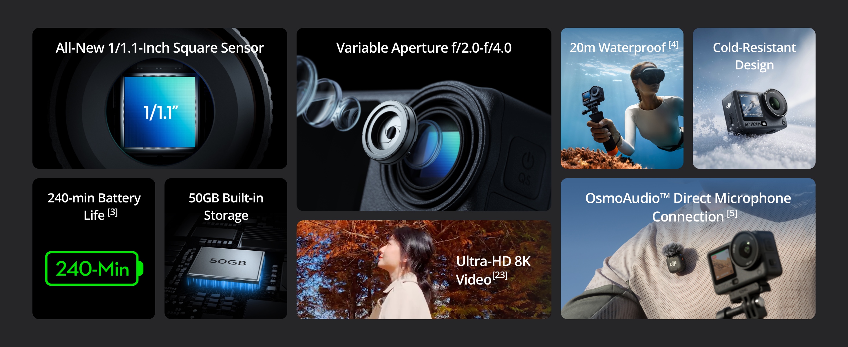 Amazon.com : DJI Osmo Action 6 Essential Combo, 8K Waterproof 