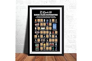 Literary Masterpieces Scratch Off Poster - Exclusive 2023 Oprah's Book Club Picks...