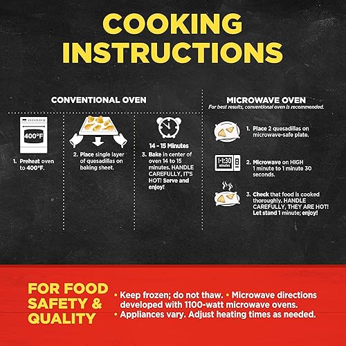 Miniatura 5 de Banquet Bocadillo congelado de quesadillas rellenas de pollo estilo búfalo, 26 onzas