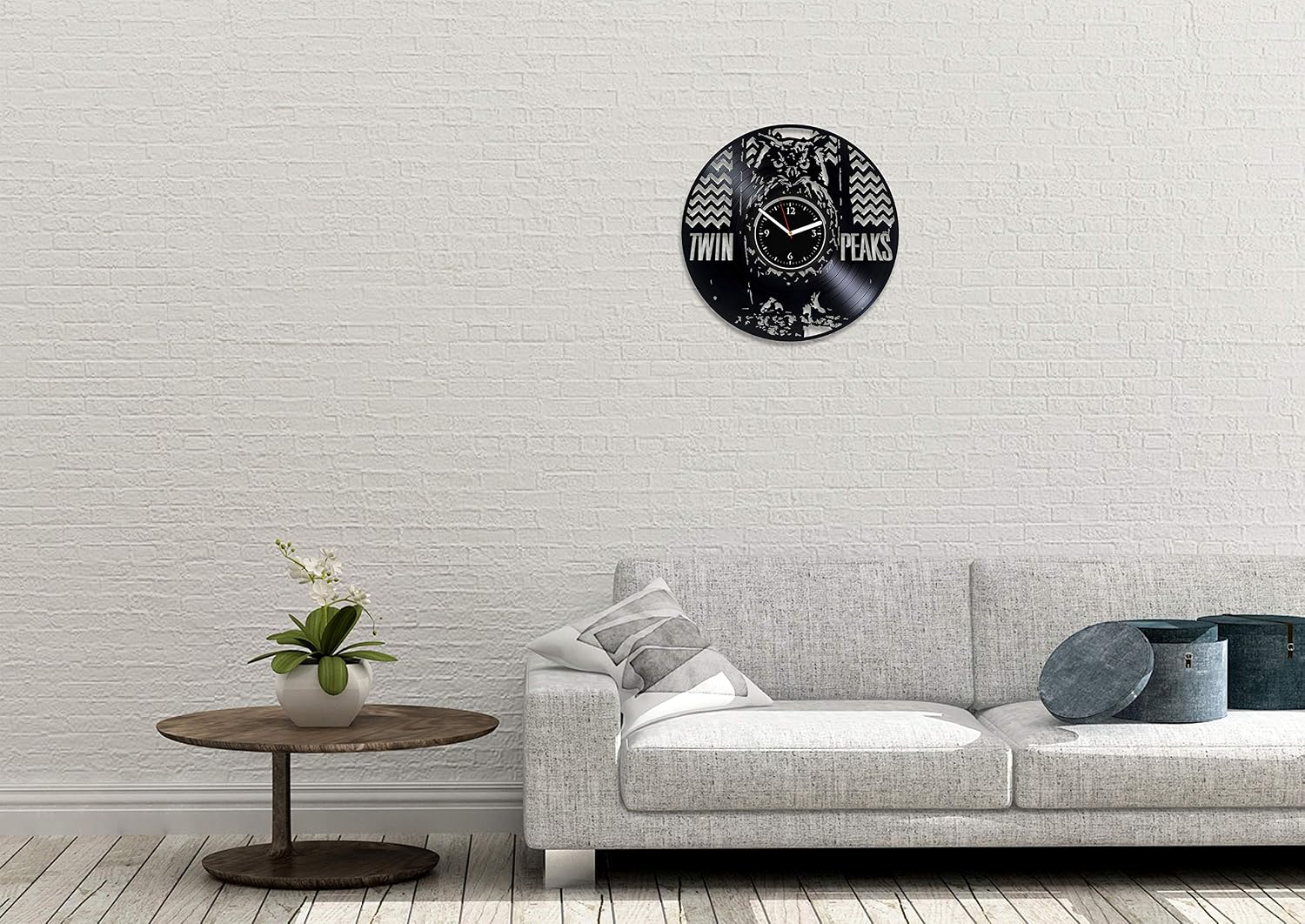 Clock Twin Peaks Vinyl Record Clock New Year Gift Twin Peaks Clock Twin Peaks Gift For Man Twin Peaks Wall Clock Modern Twin Peaks Vinyl Wall Clock Twin Peaks Movie Clock Xmas Gift