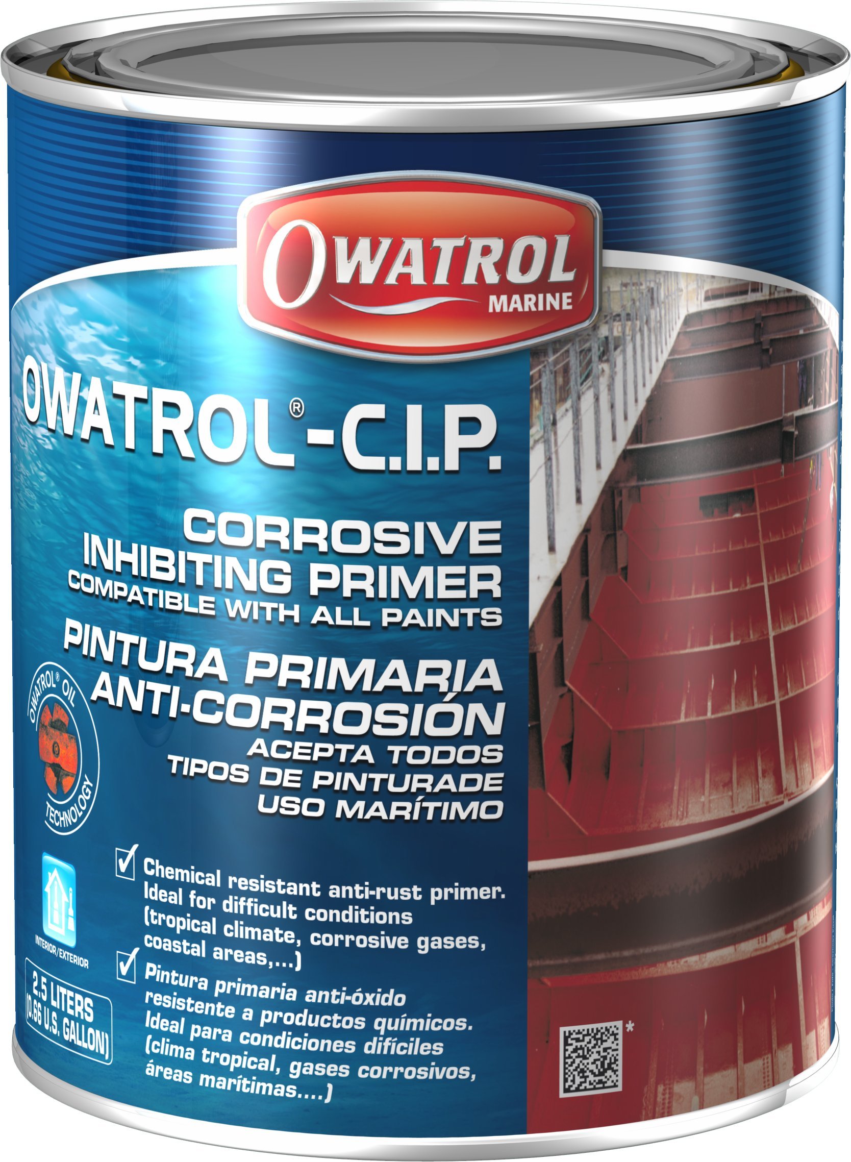 OWATROL MARINE C.I.P. Spezialprimer für rostige und Metall-Untergründe