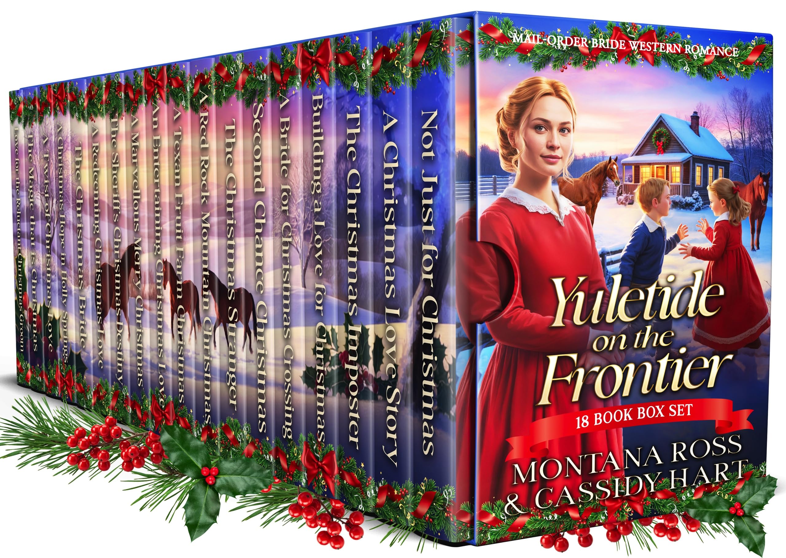 Yuletide on the Frontier: Bumper Christmas Mail-Order Bride Western Romance 18-Book Box Set