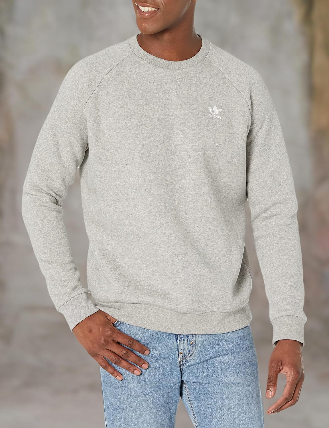 adidas Originals Men's Trefoil Warm-Up Crew Sweatshirt - Image 3