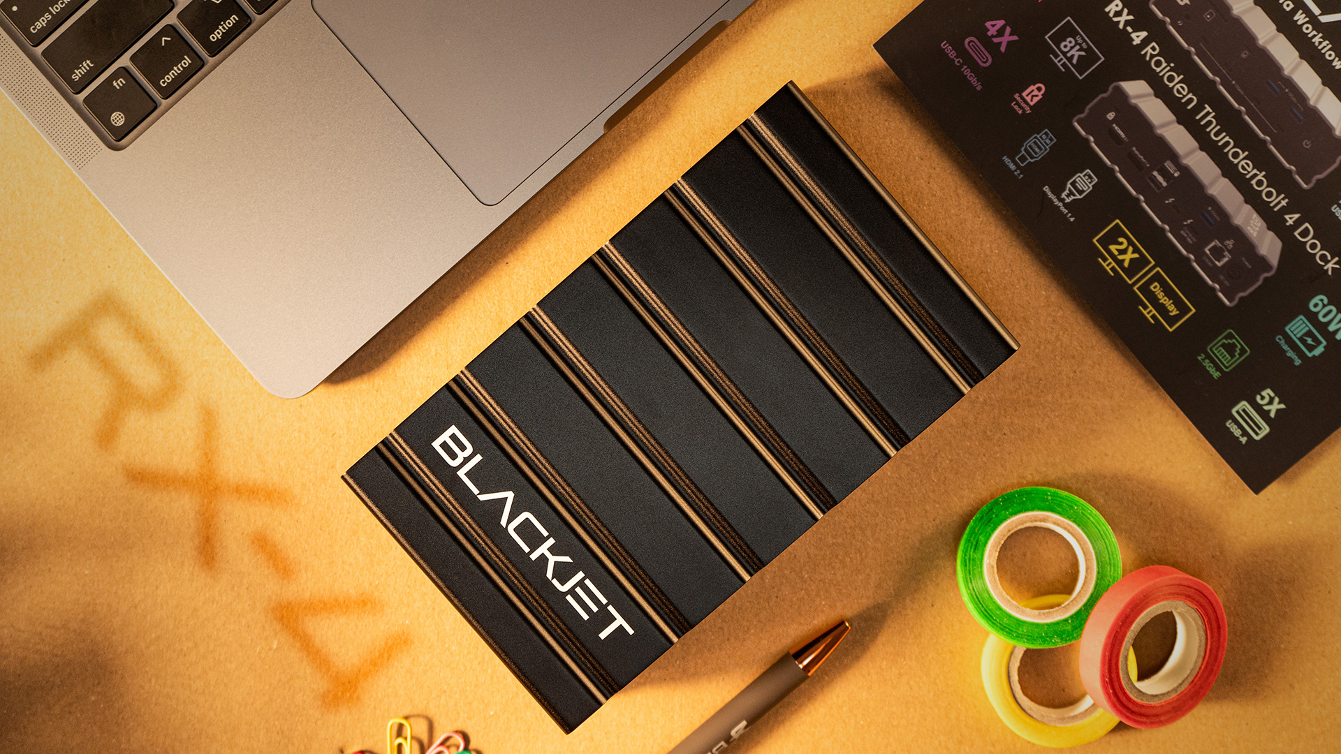 Amazon.com: Blackjet RX-4 Thunderbolt 4 Docking Station – 17-Port