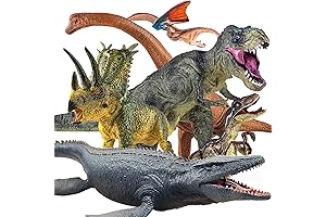 Jumbo Dinosaur Toy Set: 6PCS Realistic Dinosaur Toys for Kids