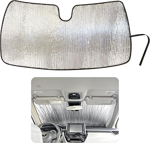 YelloPro Auto Parasol reflectante para parabrisas delantero de ajuste personalizado para Toyota Corolla Cross SUV 2022, 2023, 2024, L, LE, XLE, disponible en Yaxa Peru