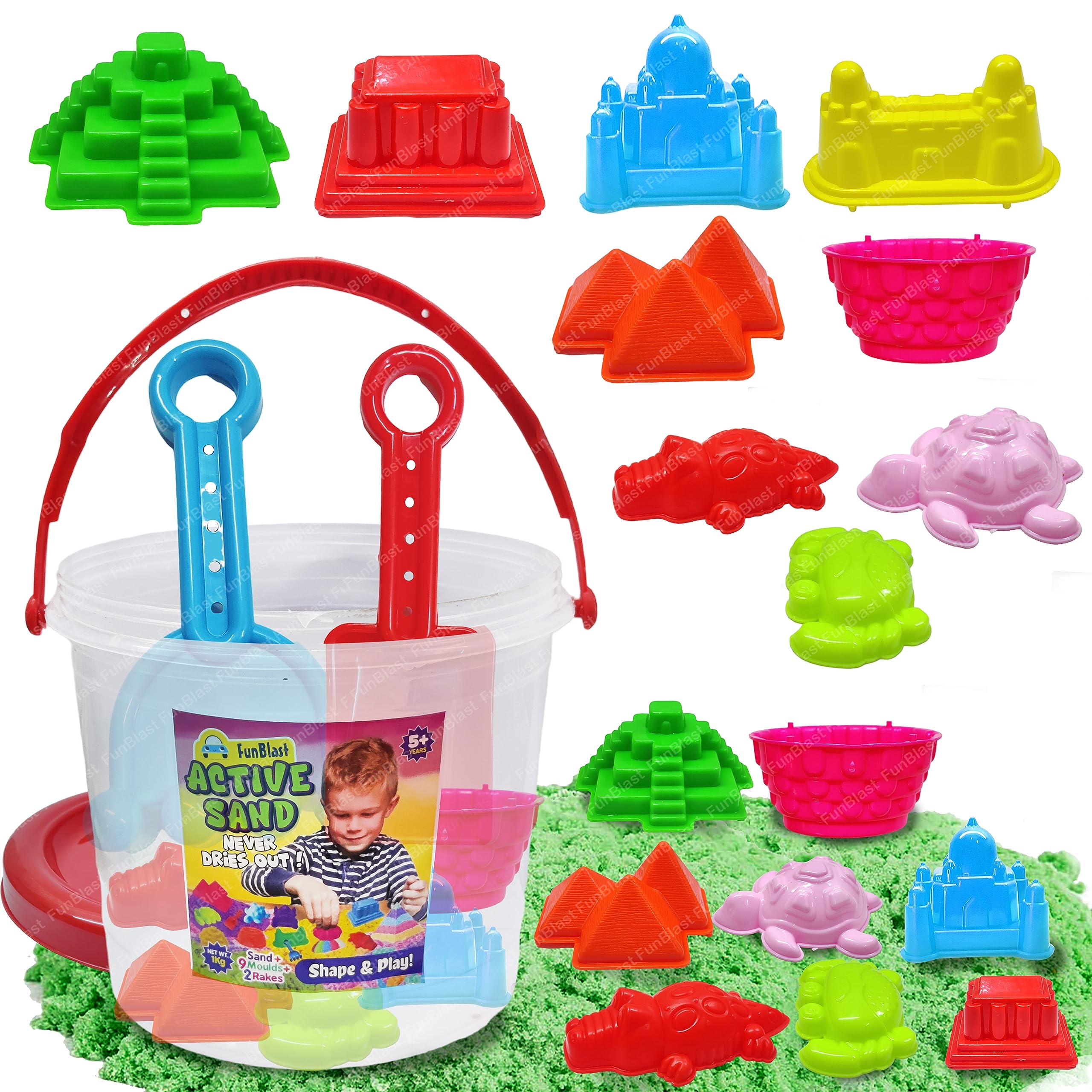 See full amazon price history chart for FunBlast Kinetic Sand and Mould for Kids - Sand Clay Kit for Kids Activity Toys, Soft Sand Clay & Moulds Toys – Sand - Approx. 1 Kg & Beach Toys - 9 PCS (Green) FunBlast Kinetic Sand and Mould for Kids - Sand Clay Kit for Kids Activity Toys, Soft Sand Clay & Moulds Toys – Sand - Approx. 1 Kg & Beach Toys - 9 PCS (Green) (B0CG3C85KX) Amazon Price History, Amazon Price Tracker