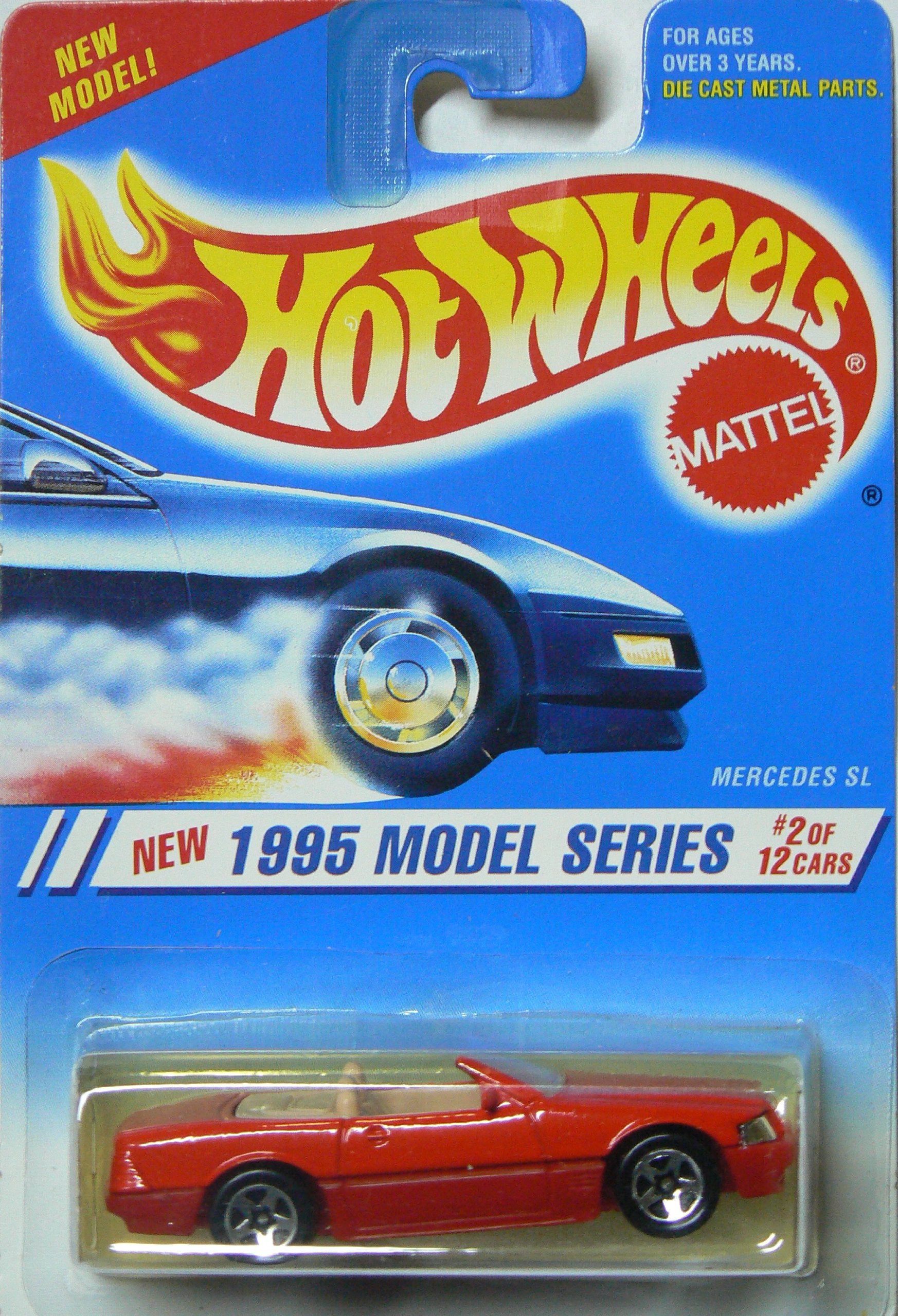 Amazon | Hot Wheels 1995 Model Series 2/12 Mercedes SL 5sp