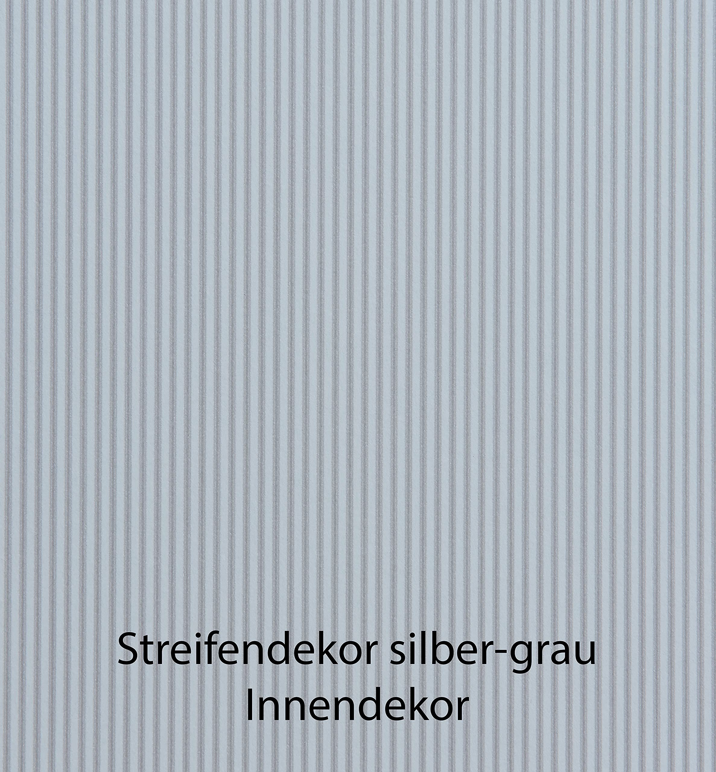 Wiemann Loft 3 Einlegeböden Streifendekor silber-grau BHT 96,4 cm x 2,2 cm x 51,5 cm