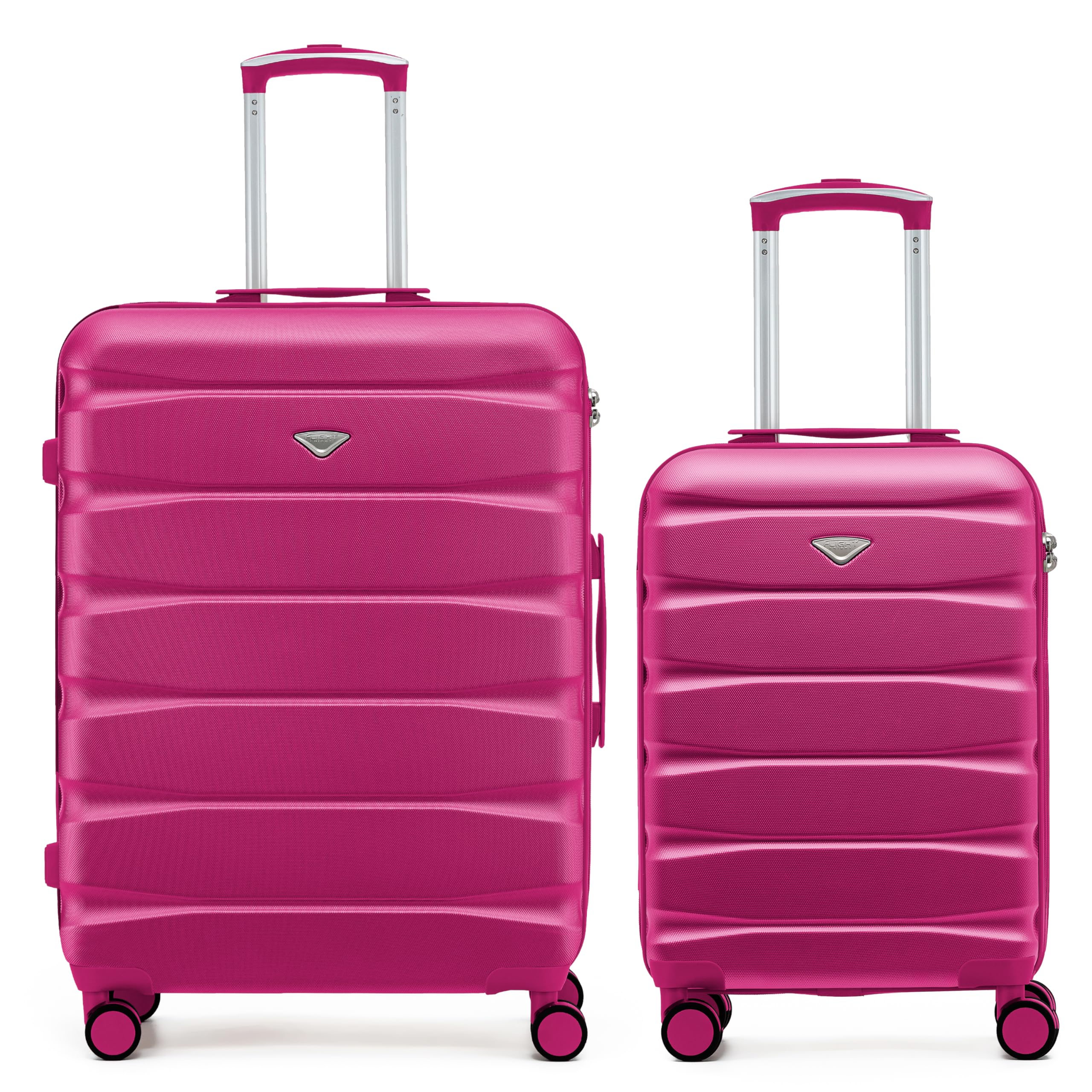 Flight Knight Underseat Cabin Suitcase 45x36x20cm | Free Hand Luggage for EasyJet & Wizz Air | Lightweight ABS Hard Shell with 8 Silent-Glide Spinner Wheels | Max Space Travel Bag — view 154