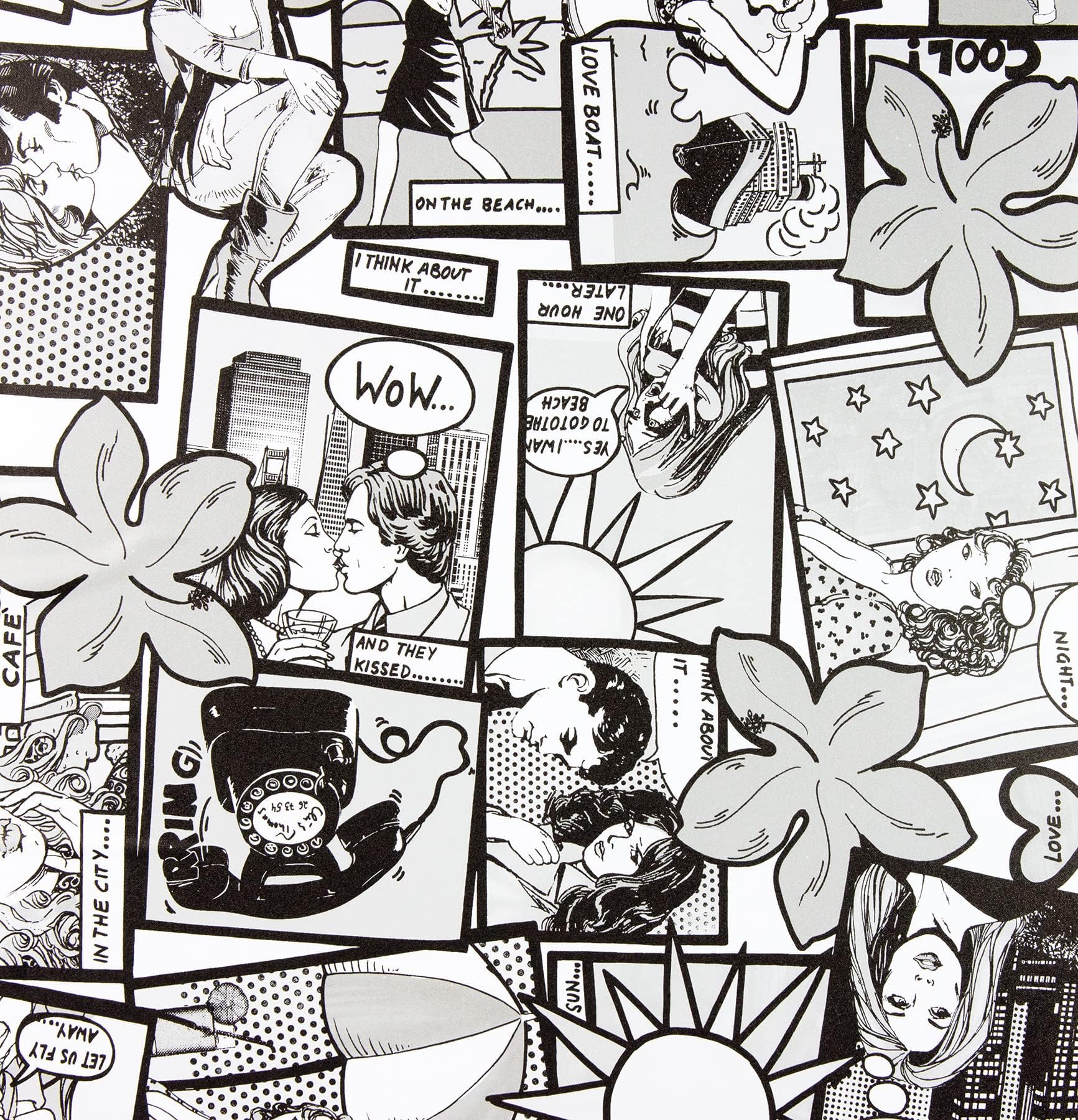 FablonFAB11941 Comic Adhesive Film, Grey
