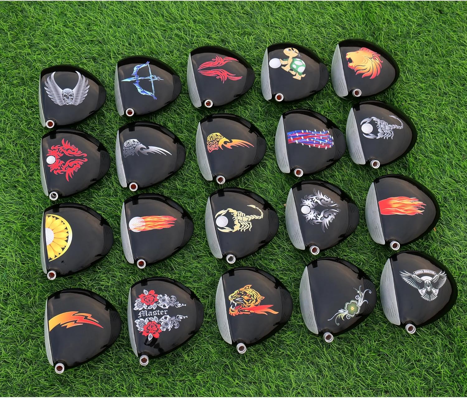 Image displaying the product specifications, including sizes of large and medium stickers, and quantity