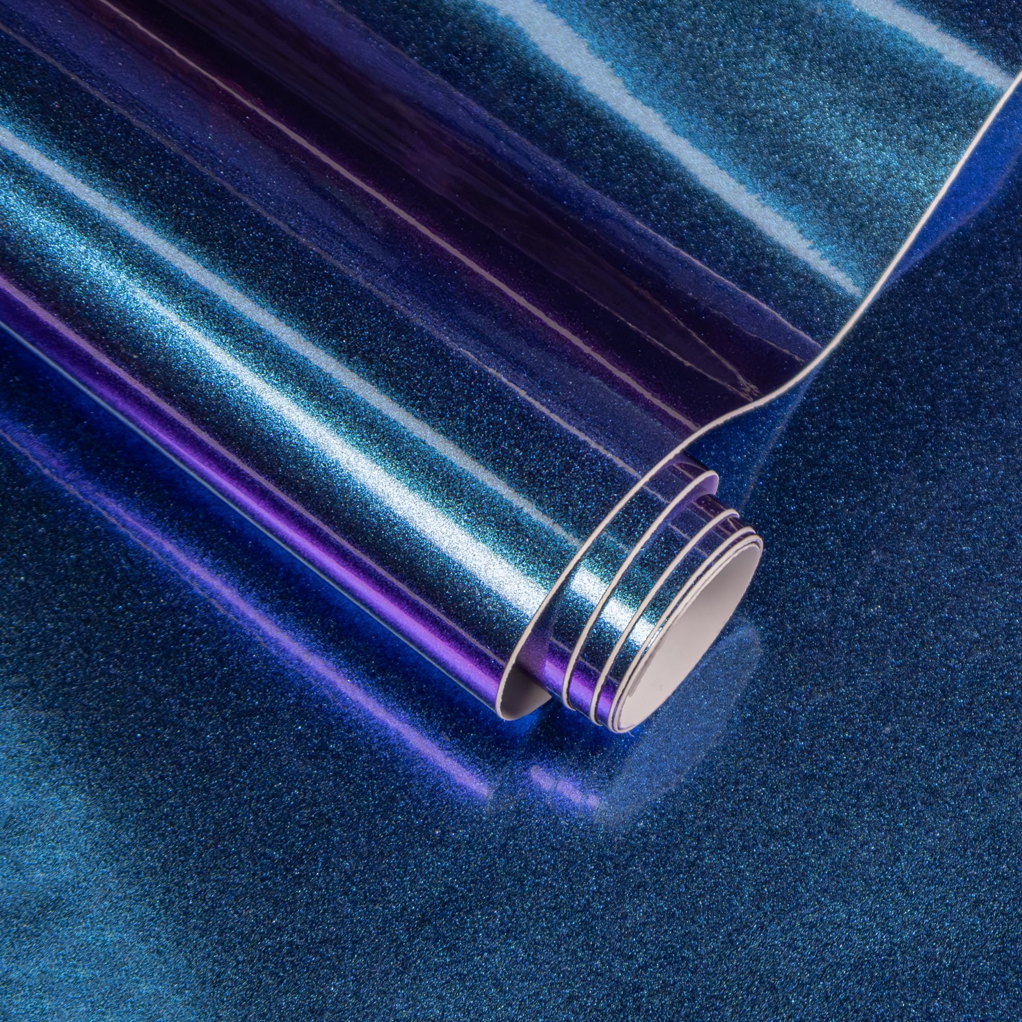 Lypumso High Gloss Chameleon Blue to Purple Vinyl Wrap