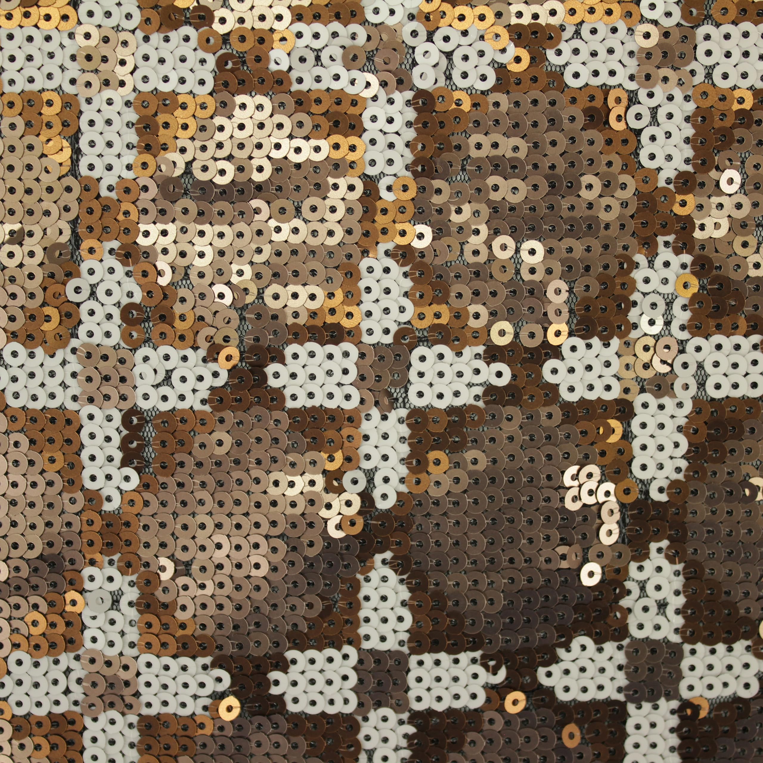 TELA DE TUL POR METROS CON LENTEJUELAS ESTAMPADAS CON MOTIVO DE CRUCES, ANCHO 125cm (3 METROS)