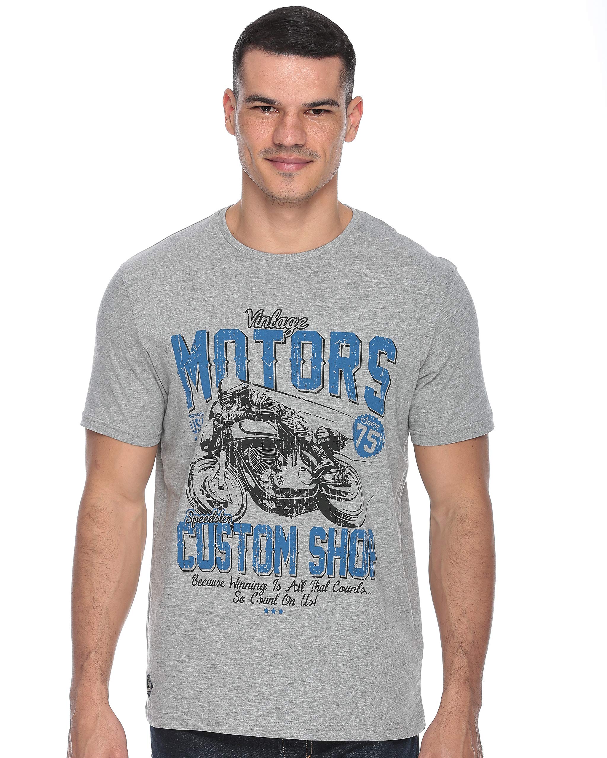 South ShoreCotton Round Neck T-Shirt For Men