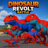 Dinosaur Revolt Battle Simulator City Dino Smasher Game