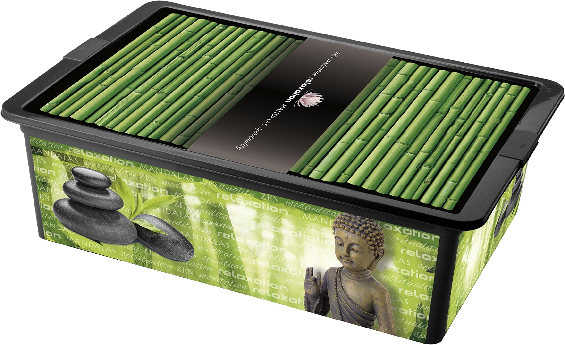 Juypal IML Zen Multipurpose Box-Organizing with Wheels, 30 L, Polypropylene, One Size
