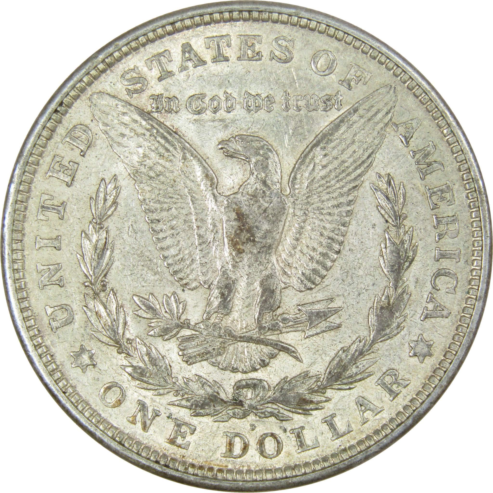 1921年　モルガン・ダラー 90％銀 1921 D Morgan Dollar XF EF Extremely Fine 90% Silver $1 US Coin