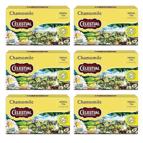 Miniatura 1 de Celestial Seasonings Té de hierbas Manzanilla 20 unidades paquete de 6