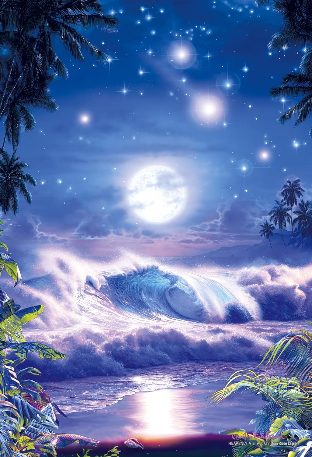 クリスチャン・ラッセン 版画 ザ ブルー・ヘブン(S) クリスチャン