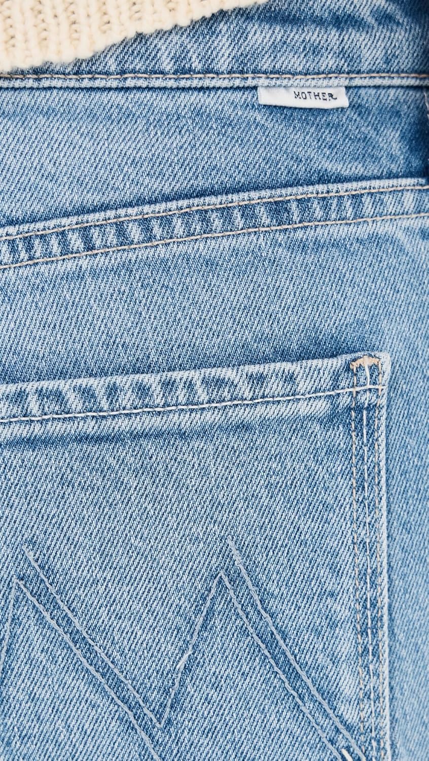 MOTHER Women's Petite Lil Mid Rise Maven Ankle Jeans - Image 6