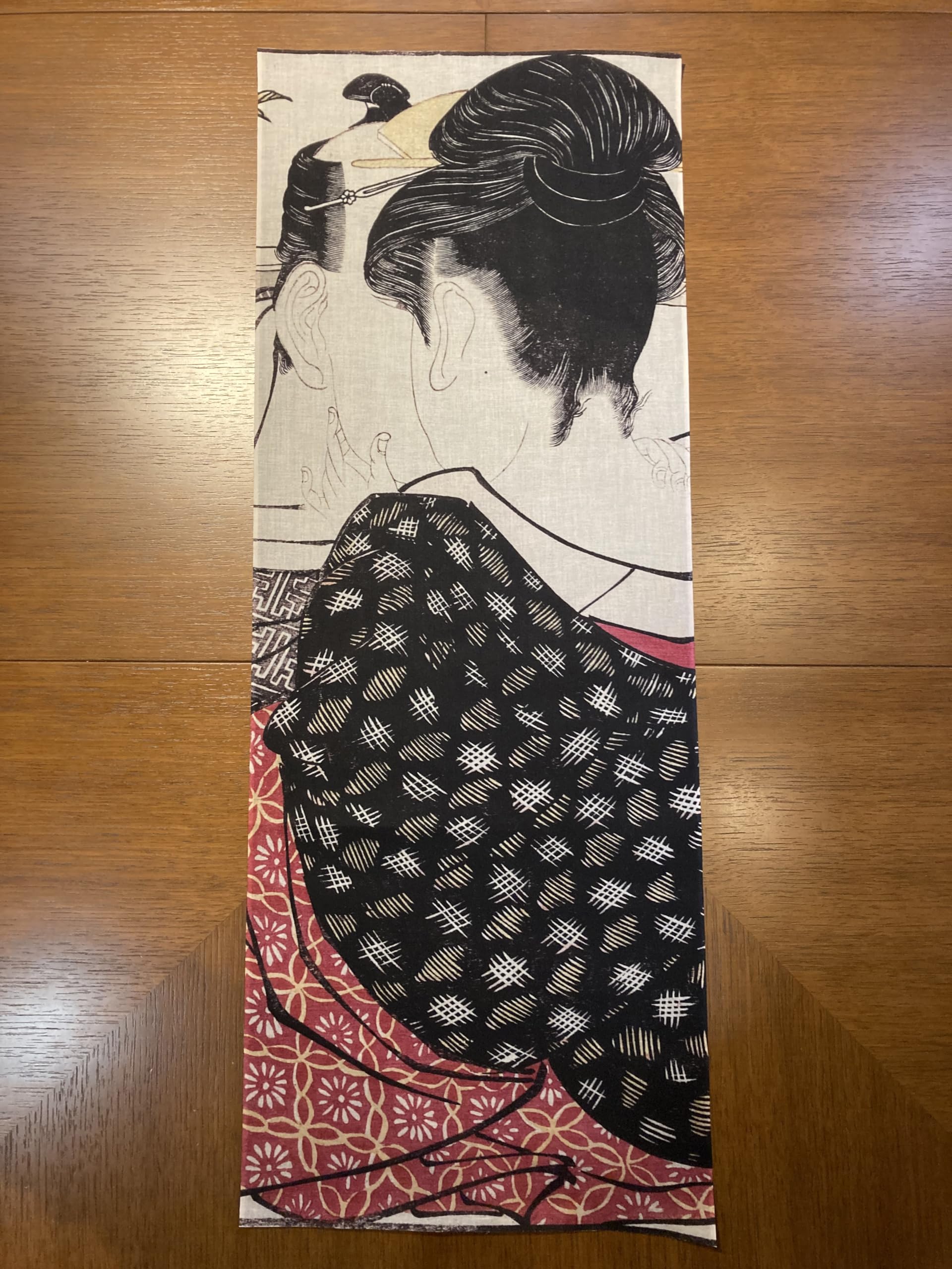 Amazon｜古今東西 浮世絵 春画 手ぬぐい 歌枕 喜多川歌麿 縦柄