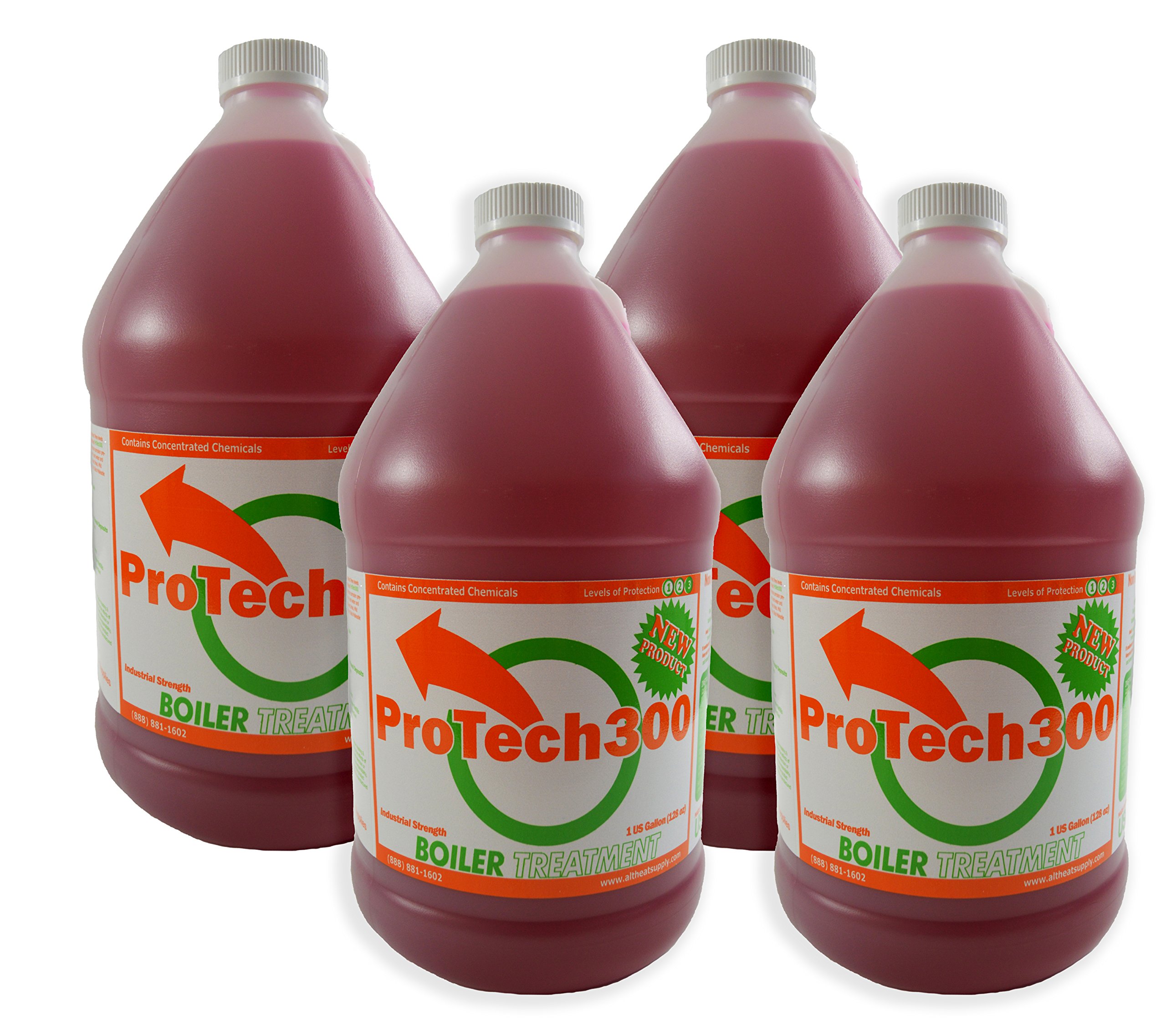 Outdoor Wood Boiler Treatment ProTech 300 Boiler Treatment- Pack of 4-1 Gallon Jugs.