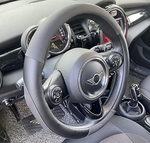Miniatura 1 de airtrot Funda universal para volante de 15 pulgadas con agarre cómodo diseño antideslizante silicona negra